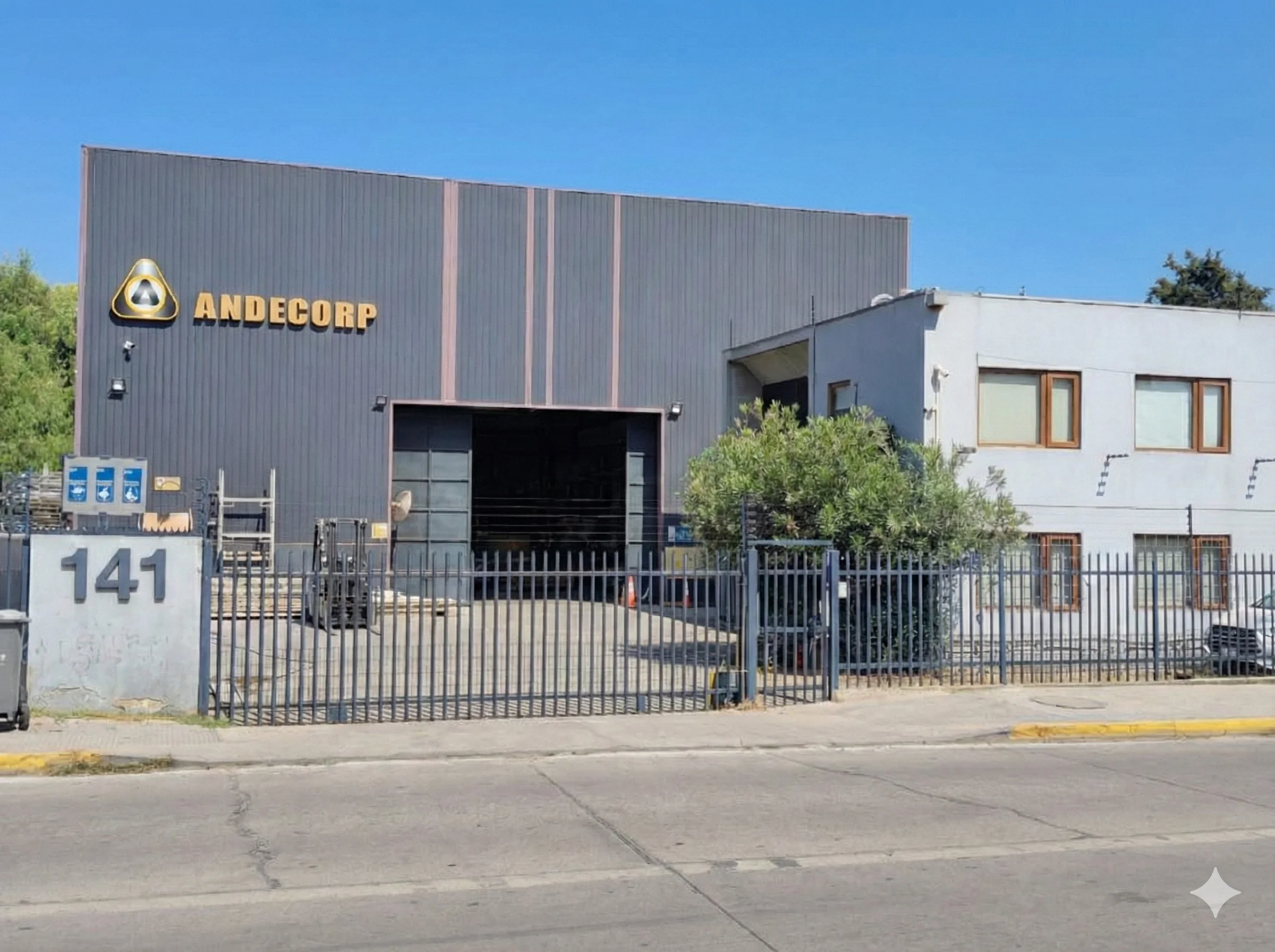 Oficina de la empresa en Santiago